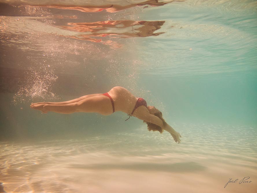 foto subacuática para embarazada por Joel Pino